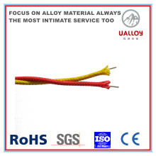 Câble de compensation de thermocouple isolé / tressé en fibre de verre de type T